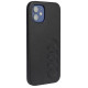 Audi Synthetic Leather iPhone 12/12 Pro 6.1" black/black hardcase AU-TPUPCIP12P-TT/D1-BK