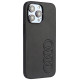 Audi Synthetic Leather iPhone 14 Pro Max 6.7" black/black hardcase AU-TPUPPCIP14PM-TT/D1-BK