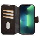 Decoded Detachable Wallet Case Leather with MagSafe with Flip for iPhone 14 Plus - Brown
