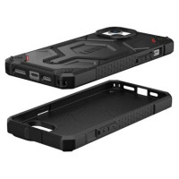 UAG Monarch Pro case with MagSafe for iPhone 15 Plus - black kevlar