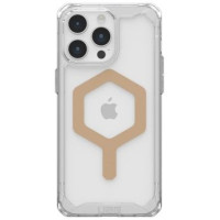 UAG Plyo MagSafe case for iPhone 15 Pro Max - transparent and gold