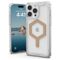 UAG Plyo MagSafe case for iPhone 15 Pro Max - transparent and gold