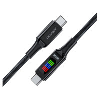 Acefast C7-03 USB-C USB-C 100W 1.2m cable with display - black