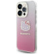 Hello Kitty IML Gradient Electrop Kitty Head case for iPhone 15 Pro - pink