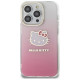 Hello Kitty IML Gradient Electrop Kitty Head case for iPhone 15 Pro - pink