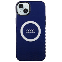 Audi IML Big Logo MagSafe case for iPhone 15 Plus / 14 Plus - blue