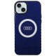 Audi IML Big Logo MagSafe case for iPhone 15 Plus / 14 Plus - blue