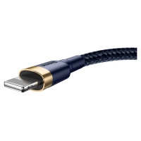 Baseus Cafule USB-A / Lightning 2.4A QC 3.0 cable 1 m - blue-gold