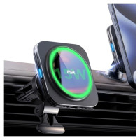 ESR Halolock Magnetic QI2 Car Holder with MagSafe 15W Inductive Charger for Air Vent - Black
