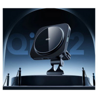 ESR Halolock Magnetic QI2 Car Holder with MagSafe 15W Inductive Charger for Air Vent - Black