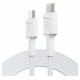 Green Cell Kabelis Green Cell USB Type-C Male - USB Type-C Male PowerStream with Fast Charging 60W 2m White