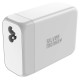 Silver Monkey SMA156 200W GaN charger 3x USB-C PD USB-A QC 3.0 with detachable power cable - white