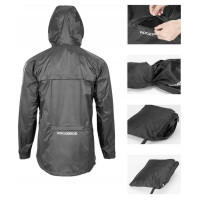 Rockbros YPY013BKL rain jacket breathable windproof L - black