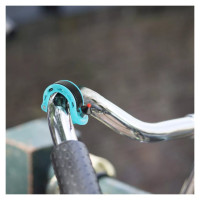 Rockbros 34210028003 Q-shaped bicycle bell - blue