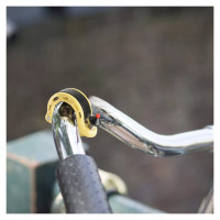 Rockbros 34210028004 Q-shaped bicycle bell - yellow
