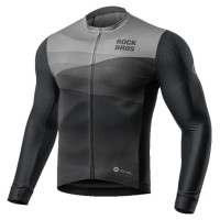 Rockbros cycling jersey 15120009005 long sleeve spring/summer XXL - black