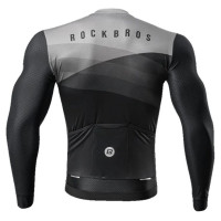 Rockbros cycling jersey 15120009005 long sleeve spring/summer XXL - black