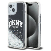 Dkny Liquid Glitter Big Logo iPhone 14/15/13 Case - Black