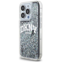 Dkny Etui DKNY Liquid Glitter Big Logo na iPhone 15 Pro - czarne