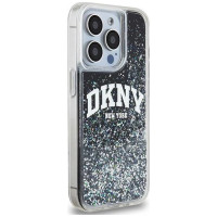 Dkny Etui DKNY Liquid Glitter Big Logo na iPhone 15 Pro - czarne