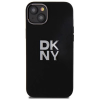 Dkny Liquid Silicone Metal Logo case for iPhone 15 Plus / 14 Plus - black