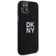 Dkny Liquid Silicone Metal Logo case for iPhone 15 Plus / 14 Plus - black