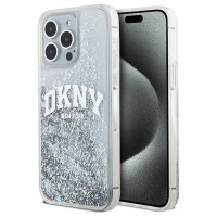 Dkny Etui DKNY Liquid Glitter Big Logo na iPhone 15 Pro Max - białe