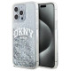 Dkny Etui DKNY Liquid Glitter Big Logo na iPhone 15 Pro Max - białe