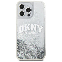Dkny Etui DKNY Liquid Glitter Big Logo na iPhone 15 Pro Max - białe
