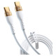 3Mk Protection 3mk Hyper Silicone Cable USB-C / USB-C 100W 2m - white