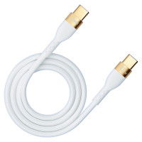 3Mk Protection 3mk Hyper Silicone Cable USB-C / USB-C 100W 2m - white