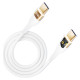 3Mk Protection 3mk Hyper Silicone Cable USB-C / USB-C 100W 2m - white