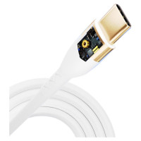3Mk Protection 3mk Hyper Silicone Cable USB-C / USB-C 100W 2m - white