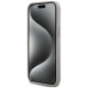 Dkny Leather Mono Stripe & Metal Logo case for iPhone 15 Plus / 14 Plus - beige