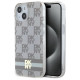 Dkny IML Checkered Mono Pattern & Printed Stripes MagSafe case for iPhone 15 / 14 / 13 - beige
