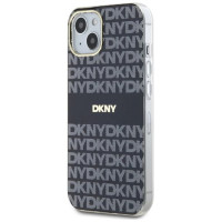 Dkny IML Mono & Stripe MagSafe Case for iPhone 15/14/13 - Black