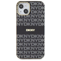 Dkny IML Mono & Stripe MagSafe Case for iPhone 15 Plus / 14 Plus - Black