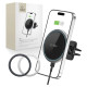 Tech-Protect A2 Car Phone Holder with MagSafe 15W Inductive Charger for Air Vent - Black