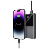 Tech-Protect Powerbank Tech-Protect PB13 20000mAh 22.5W 2x USB-A / USB-C / Lightning with USB-C / USB-A cable - gray
