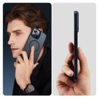 Tech-Protect MagMat MagSafe iPhone 15 Pro Case - Matte Black