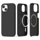 Tech-Protect Silicone MagSafe iPhone 15 Case - Matte Black