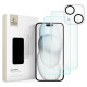 Tech-Protect Supreme Set for iPhone 15 2x tempered glass for display / tempered glass for camera