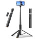 Tech-Protect L08S Bluetooth Selfie Stick with Remote Control, Tripod up to 141cm - Black