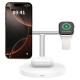 Tech-Protect QI15W-A35 3-in-1 Inductive Charger with MagSafe for Phone / AirPods / Apple Watch - White