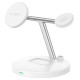 Tech-Protect QI15W-A35 3-in-1 Inductive Charger with MagSafe for Phone / AirPods / Apple Watch - White