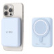 Tech-Protect LifeMag PB11 Powerbank with MagSafe 10000mAh 15W USB-C port - blue + USB-C cable