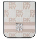 Dkny Checkered Pattern Printed Stripes Case for Samsung Galaxy Z Flip 6 - Pink