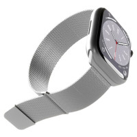 Puro Milanese Stainless Steel Strap for Apple Watch 42 / 44 / 45 / 49 mm - Silver