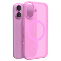 Puro Daylight MagSafe Silicone Case for iPhone 16 - Pink