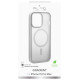 Puro Gradient MagSafe Silicone Case for iPhone 15 Pro Max - Silver